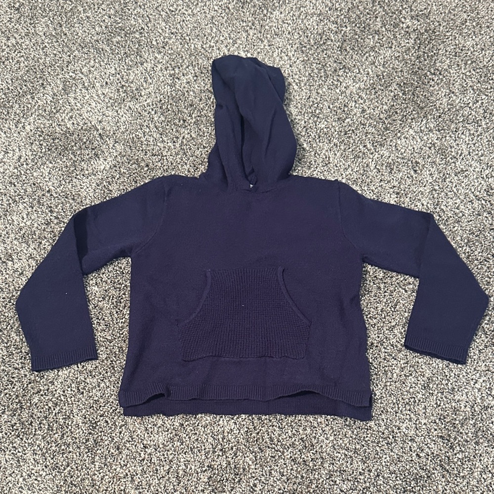 Kids Navy Hooded Sweatshirt